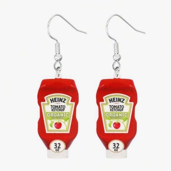 Jewelry - Red Ketchup Earrings